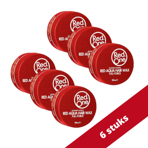 Red One RedOne Haarwax - Red Aqua Full Force 150 ml Voordeelverpakking 6 stuks
