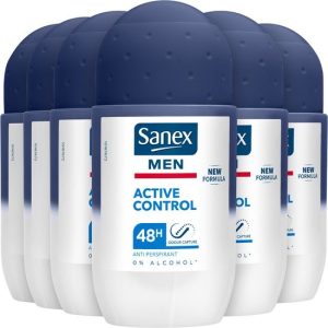 Sanex Sanex Deo Roll-on Men - Dermo Active Control 50 ml. 6 x Voordeelpak