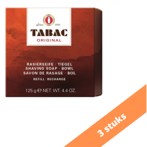 Tabac Tabac Scheerzeep Bol - Original 125 gr. 2 x Voordeelpak