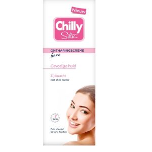 Chilly Chilly Silx Ontharingscreme Gezicht Gevoelige Huid - 50 ml