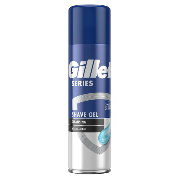 Gillette Gillette Scheergel - Series Cleansing with Charcoal - 200 ml