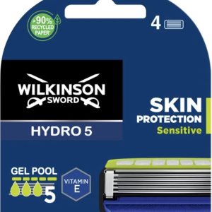 Wilkinson Wilkinson Sword Hydro 5 Scheermesjes Skin Protection Sensitive - 4 Stuks