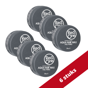 Red One RedOne Haarwax - QuickSilver Aqua Hair Wax Full Force 150 ml Voordeelverpakking - 6 stuks