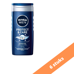 Nivea Nivea Douchegel Men - Vitality Fresh 250 ml. 6 x Voordeelpak