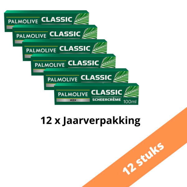 Palmolive Palmolive Scheercreme - Classic 100 ml. 12 x Voordeelpak