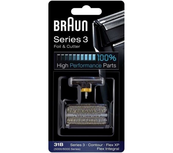 Braun Braun 31B zwart 5000-6000 serie scheerblad en messenblok