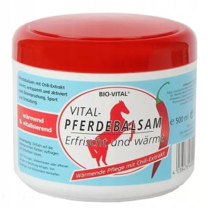 Bio Vital Bio Vital Crème verwarmende Paardenbalsem Chili - 500 ml.