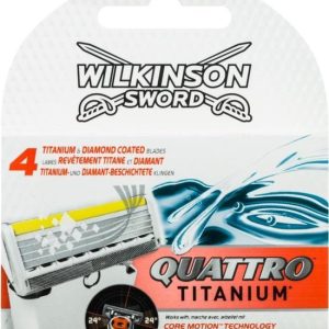 Wilkinson Wilkinson Quattro Titanium Scheermesjes - 3 Stuks