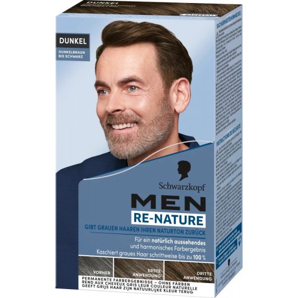 Schwarzkopf Schwarzkopf Re-Nature Men - Donker Bruin tot Zwart