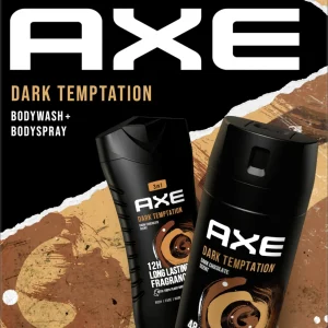 Axe Axe Dark Temptation Giftset Bodywash - 250 ml & Bodyspray - 150 ml