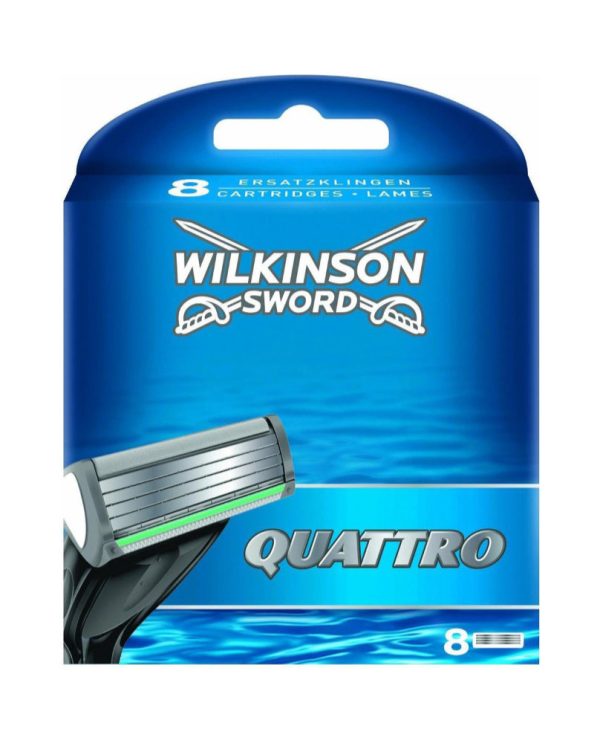 Wilkinson Wilkinson Sword Quattro Scheermesjes - 8 Stuks