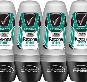 Rexona Rexona Deo Roll-on Men - Sensitive 50 ml. 6 x Voordeelpak