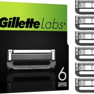 Gillette Gillette Labs Navulscheermesjes Exfoliating Bar en Heated Razor - 6ST