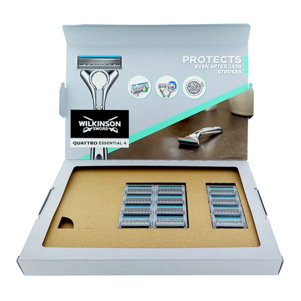 Wilkinson Wilkinson Sword Quattro Titanium Sensitive Scheermesjes - 12 stuks