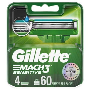Gillette Gillette Mach3 sensitive - 4 stuks