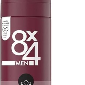 8x4 8 x 4 Deospray Men - No.18 Millions Nights 150 ml. 6 x Voordeelpak