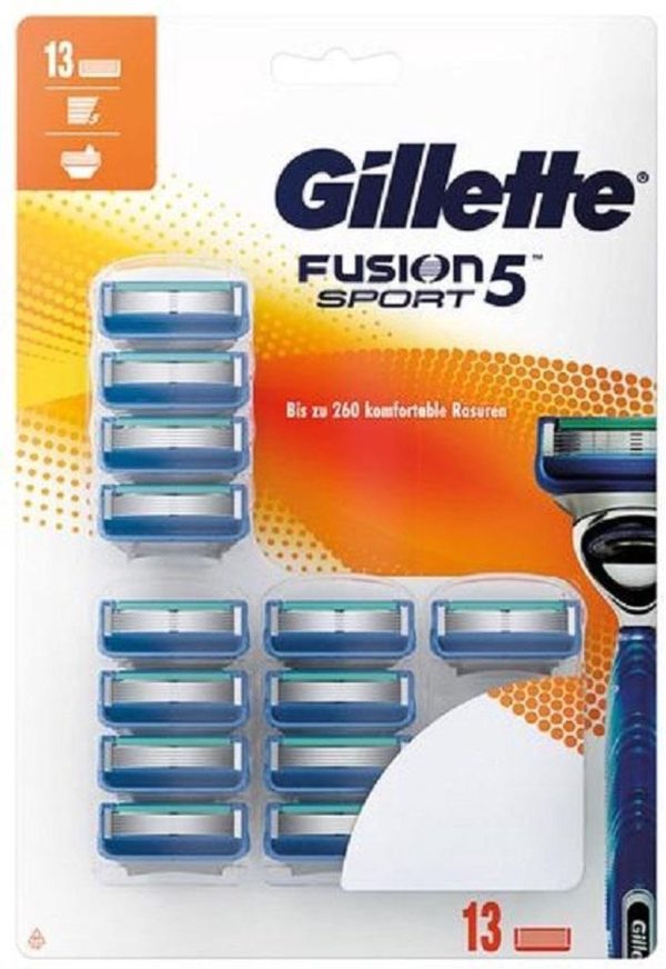 Gillette Gillette Fusion 5 Sport scheermesjes - 13 stuks jaarpack