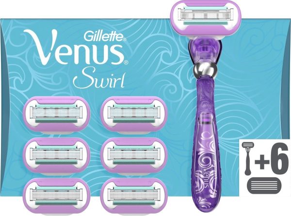 Gillette Gillette Venus Deluxe Smooth Swirl Scheersysteem Voor Vrouwen + 5 Scheermesjes
