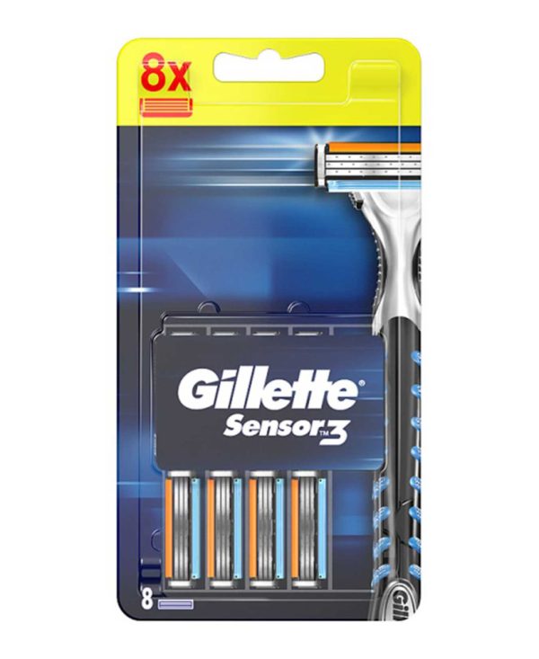 Gillette Gillette Sensor3 Scheermesjes - 8 Stuks