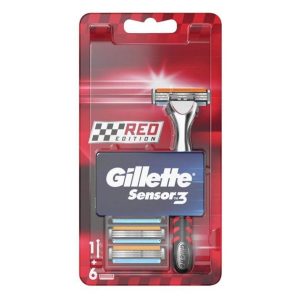 Gillette Gillette Sensor 3 Scheermes Red Edition - 6 Mesjes