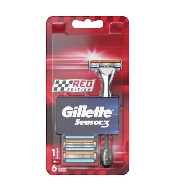 Gillette Gillette Sensor 3 Scheermes Red Edition - 6 Mesjes