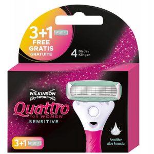 Wilkinson Wilkinson Quattro For Women Sensitive Scheermesjes - 4 Stuks