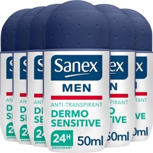 Sanex Sanex Deo Roll-on Men - Dermo Sensitive 50 ml. 6 x Voordeelpak