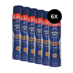 Nivea Nivea Deospray Men - Stress Protect 250 ml. 6 x Voordeelpak