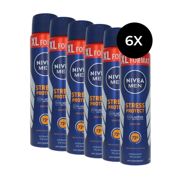 Nivea Nivea Deospray Men - Stress Protect 250 ml. 6 x Voordeelpak