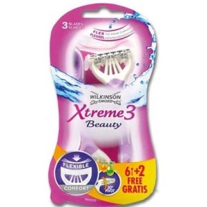 Wilkinson Wilkinson Xtreme3 Beauty Wegwerpscheermesjes - 8 Stuks