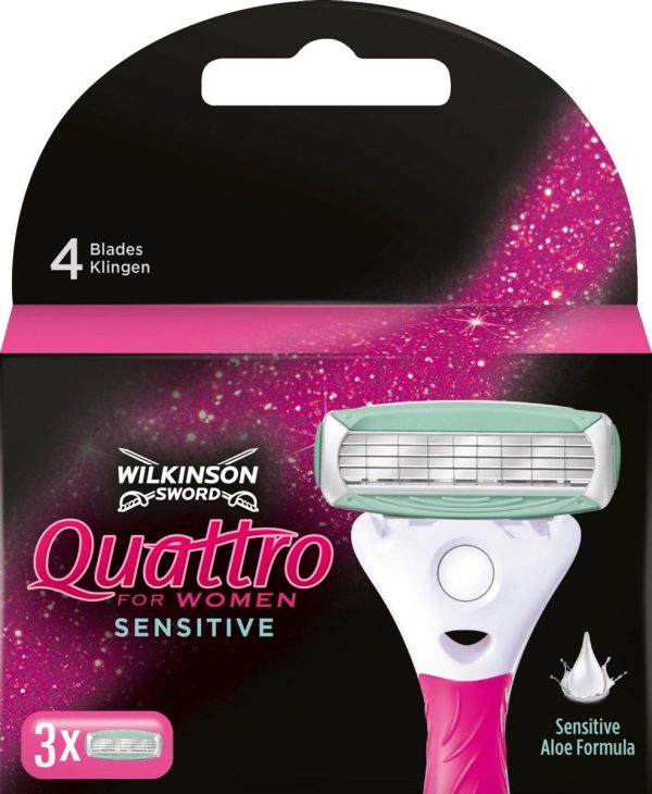 Wilkinson Wilkinson Scheermesjes Quattro Sensitive 3 Mesjes
