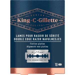 Gillette King C. Gillette Double Edge Safety Razor 10 Mesjes
