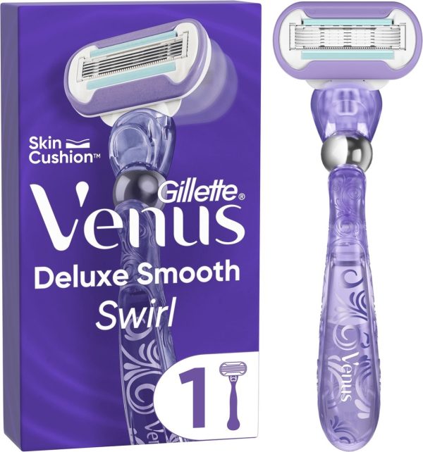 Gillette Gillette Venus Deluxe Smooth Swirl Scheersysteem - Met 1 scheermesje