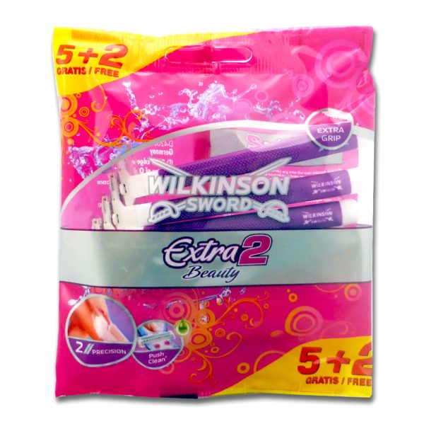 Wilkinson Wilkinson Extra 2 Beauty Wegwerpmesjes - 7 Stuks