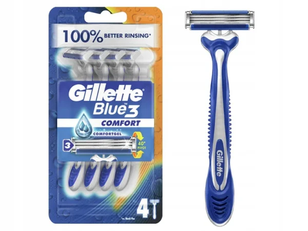 Gillette Gillette Blue III Wegwerp Scheermesjes Voor Mannen - 4 stuks