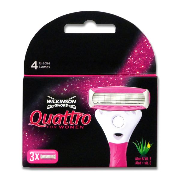 Wilkinson Wilkinson Quattro Voor Vrouwen Scheermesjes - 3 Stuks