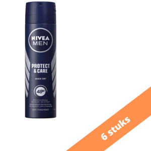 Nivea Nivea Deospray Men - Protect & Care 150 ml. 6 x Voordeelpak