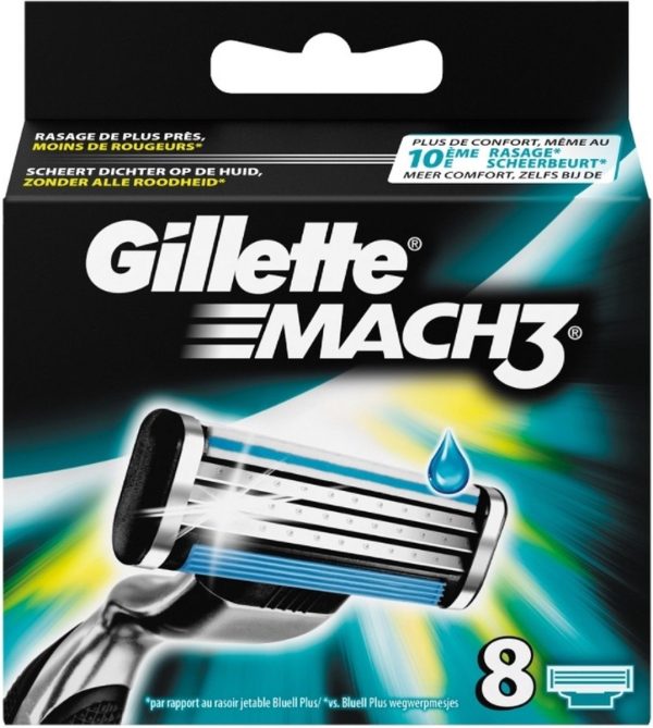 Gillette Gillette Mach3 Scheermesjes - 8 Stuks