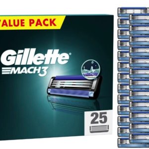 Gillette Mach3 25 scheermesjes Value pack