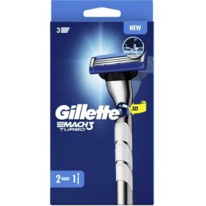 Gillette Mach3 Turbo 3D Scheersysteem incl 2 Mesjes