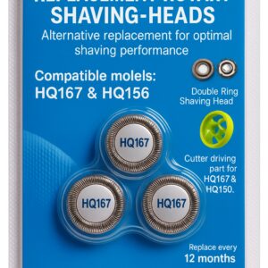 Huismerk Universele scheerkoppen voor de HQ167 en HQ157