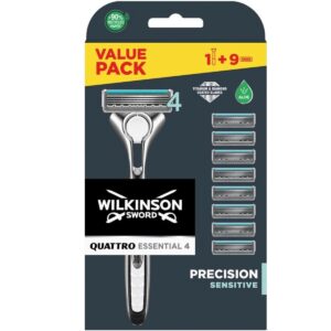Wilkinson Wilkinson Sword Scheermesjes Quattro Titanium Sensitive - 8 Mesjes