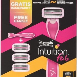 Wilkinson Wilkinson Intuition f.a.b. Scheerapparaat Startersset - Inclusief 3 Mesjes | Voordelig & Innovatief Scheren in Twee Richtingen