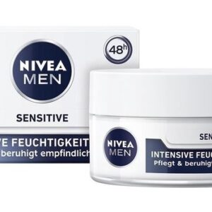 Nivea NIVEA Men Sensitive Intensive Dagcrème 50ml - Verzacht & Hydrateert Gevoelige Huid