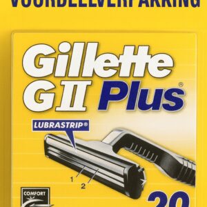 Gillette Gillette G2 Plus Scheermesjes - 20 Stuks - Voordeelverpakking