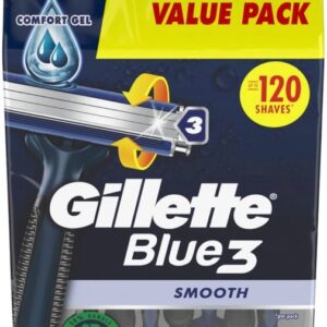 Gillette Gillette Blue3 Smooth Wegwerpscheermesjes Voor Mannen - 12 stuks