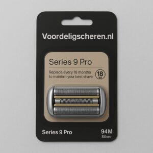 Huismerk Universele Scheerkop voor de Braun 94M Series 9 -zilver