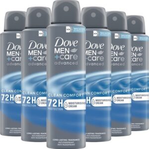 Dove Dove Men + Care Clean Comfort Deodorant Spray Voordeelverpakking - 6x150 ml