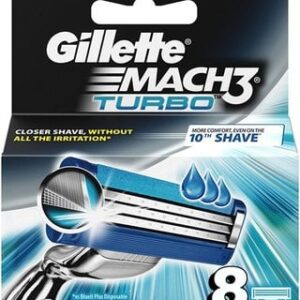 Gillette Gillette Mach3 Turbo scheermesjes new (8 st.)