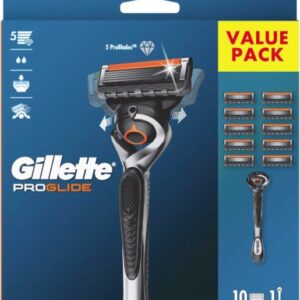 Gillette ProGlide Flexball Scheersysteem incl 10 mesjes